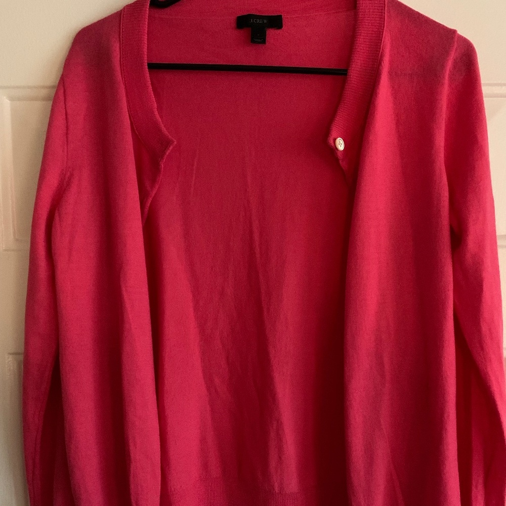 J Crew | Pink Cardigan | M